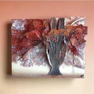 DLW Studios 3D Photography Wall Art Hanging Fall Foliage Tree By Diane Wilson